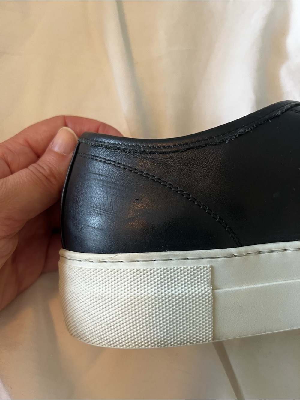 Common Projects Tournament Low Black Leather Sneakers | Box & Dust Bag | Size 40 - Picture 7 of 13